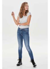 T-shirt argent ONLY pour femme seconde vue