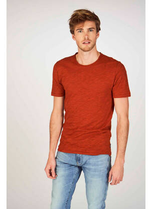 T-shirt orange ONLY&SONS pour homme