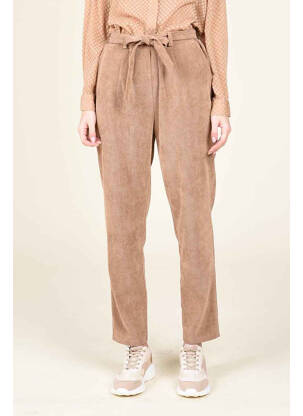 Pantalon chino marron MOLLY BRACKEN femme