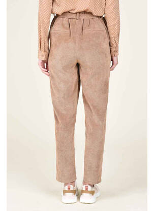 Pantalon chino marron MOLLY BRACKEN femme