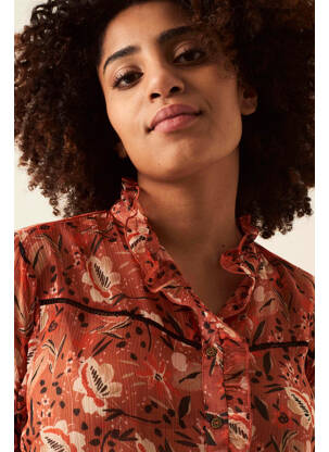 Chemisier orange GARCIA femme