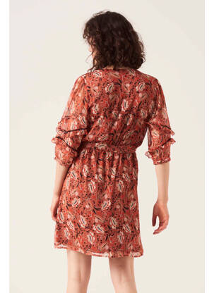Robe courte orange GARCIA femme
