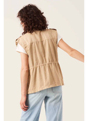 Veste en jean marron GARCIA femme