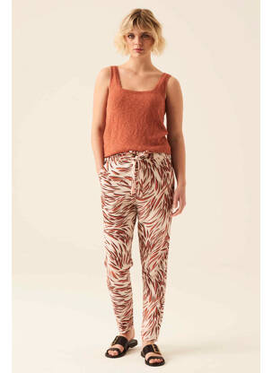 Pantalon flare blanc GARCIA femme