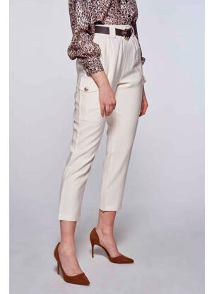 Pantalon cargo beige KOCCA femme