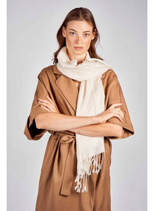 Echarpe beige ZEB STYLE LAB  femme