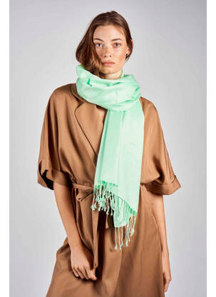 Echarpe vert ZEB STYLE LAB  femme