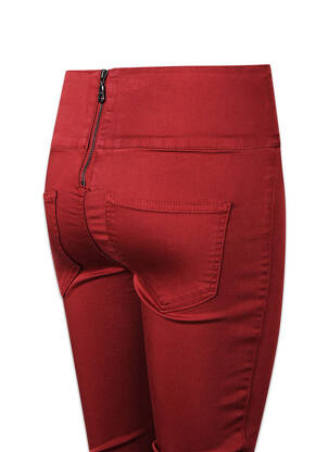 Pantalon slim rose PIECES femme