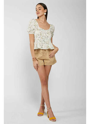Chemisier beige NAF NAF femme