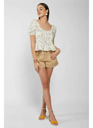 Chemisier beige NAF NAF femme