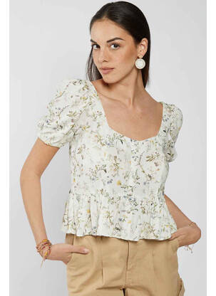 Chemisier beige NAF NAF femme