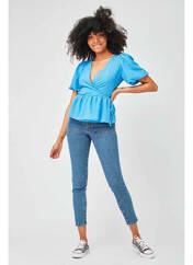 Top bleu NAF NAF pour femme seconde vue