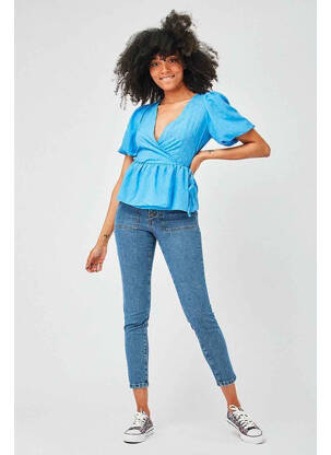 Top bleu NAF NAF pour femme