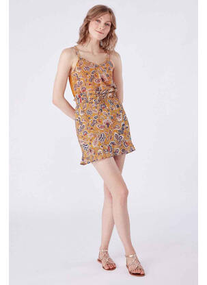 Jupe courte jaune NAF NAF femme