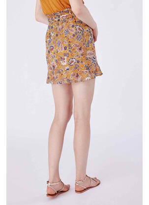 Jupe courte jaune NAF NAF femme