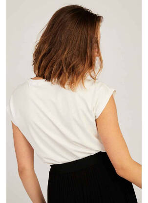 T-shirt beige NAF NAF femme