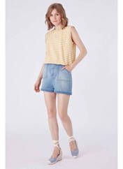 Top beige NAF NAF pour femme seconde vue