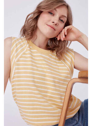 Top beige NAF NAF femme