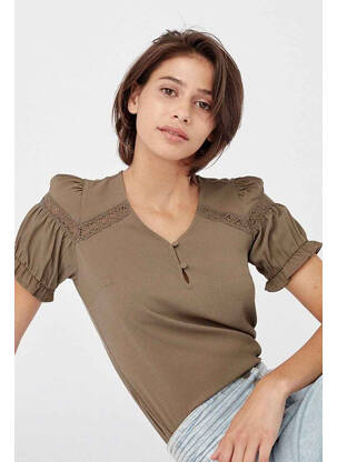 Top vert NAF NAF pour femme
