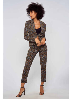 Pantalon chino noir LE TEMPS DES CERISES femme