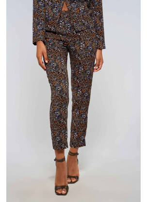 Pantalon chino noir LE TEMPS DES CERISES femme