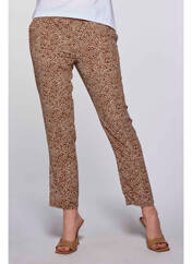 Pantalon flare beige LE TEMPS DES CERISES pour femme seconde vue