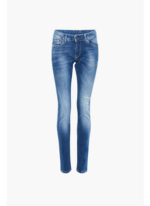 Jeans skinny bleu PEPE femme