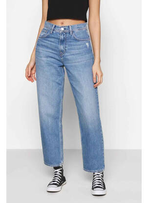 Jeans coupe droite noir PEPE femme