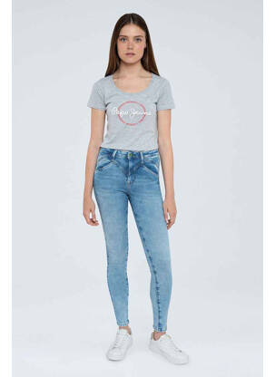 Jeans skinny bleu PEPE femme