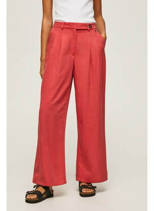 Pantalon flare rouge PEPE JEANS femme