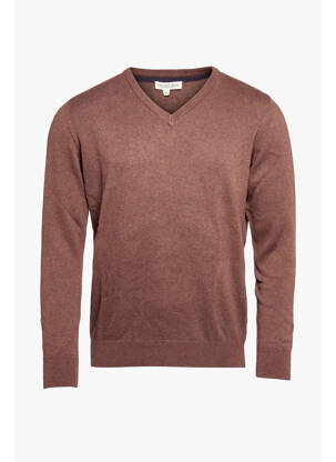 Pull marron PRIVATE BLUE pour homme