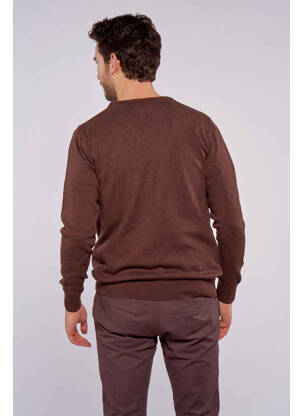 Pull marron PRIVATE BLUE homme