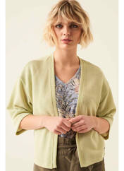 Gilet manches courtes vert GARCIA pour femme seconde vue
