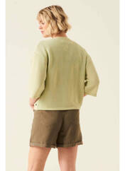 Gilet manches courtes vert GARCIA pour femme seconde vue