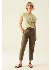 Pantalon chino vert GARCIA pour femme seconde vue