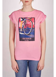 T-shirt rose R.EV 1703 BY REMCO EVENPOEL  femme