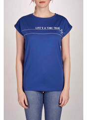 T-shirt bleu R.EV 1703 BY REMCO EVENPOEL  pour femme seconde vue