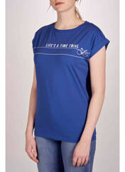 T-shirt bleu R.EV 1703 BY REMCO EVENPOEL  pour femme seconde vue