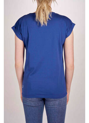 T-shirt bleu R.EV 1703 BY REMCO EVENPOEL  femme