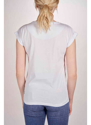 T-shirt blanc R.EV 1703 BY REMCO EVENPOEL  femme