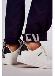Pantalon chino bleu R.EV 1703 BY REMCO EVENPOEL  pour homme seconde vue