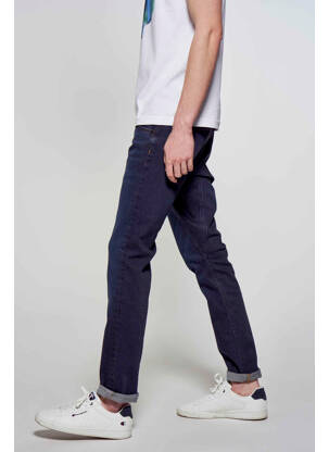 Jeans coupe slim bleu R.EV 1703 BY REMCO EVENPOEL  homme