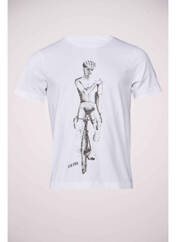T-shirt blanc R.EV 1703 BY REMCO EVENPOEL  pour homme seconde vue