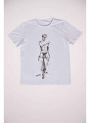 T-shirt blanc R.EV 1703 BY REMCO EVENPOEL  pour homme seconde vue