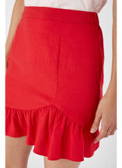 Jupe courte rouge NAF NAF pour femme seconde vue