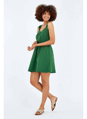 Robe courte vert NAF NAF femme