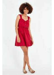 Robe courte rose NAF NAF femme