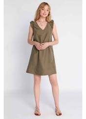 Robe courte vert NAF NAF pour femme seconde vue