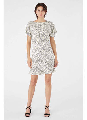 Robe longue beige NAF NAF femme