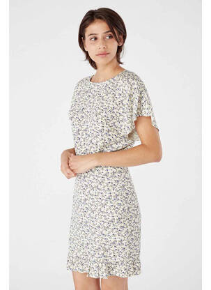 Robe longue beige NAF NAF femme